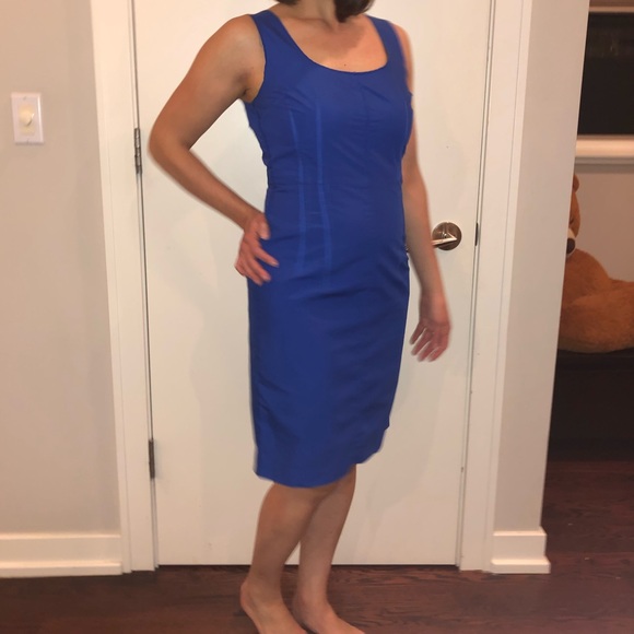 Bright Blue Club Monaco Shift Dress - Picture 1 of 7
